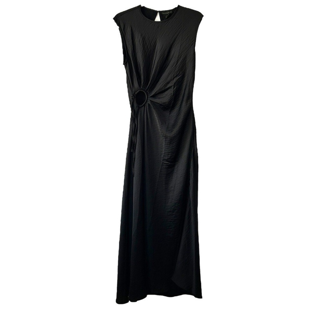 House of Harlow Sheath Dress Sleeveless Midi Satin Size XL - Picture 2 of 8